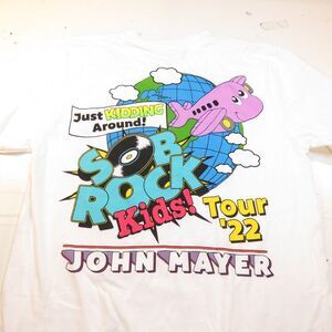JOHN MAYER SOB ROCK KIDS TOUR '22 CONCERT T SHIRT Sz S COMFORT COLORS guitar